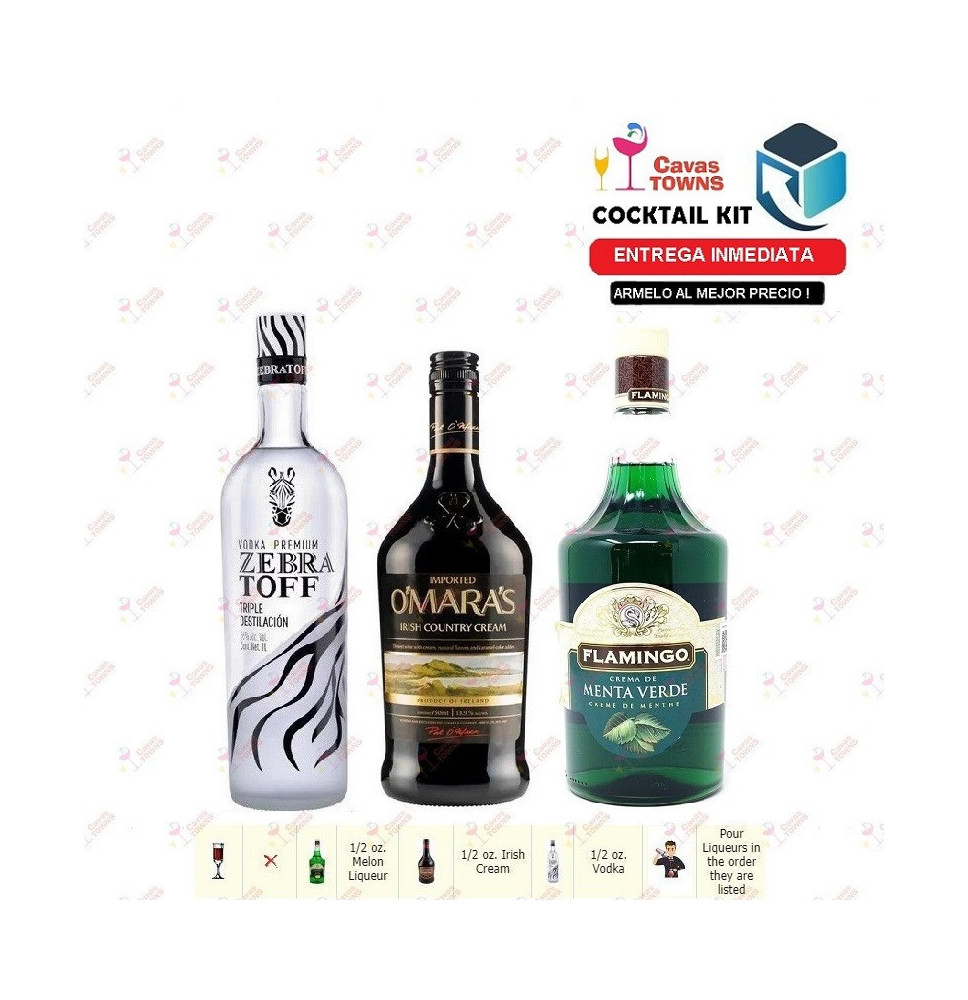 Vodka Zebratoff Cocktail Kit E.T. Receta Recipe - Cavas Towns Vodka Zebratoff Cocktail Kit E.T. Receta Recipe - Cavas Towns