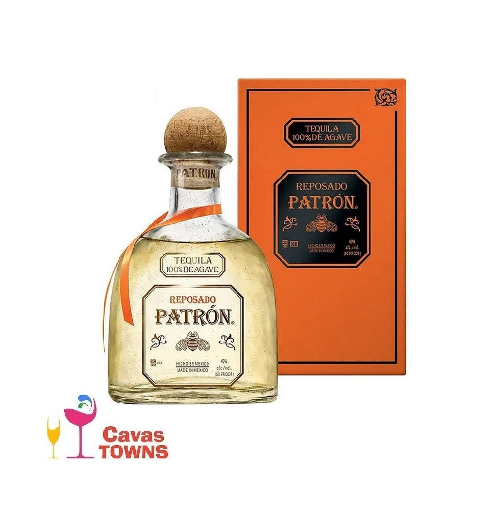 Tequila Patrón Reposado 750 ml - Cavas Towns Tequila Patrón Reposado 750 ml - Cavas Towns
