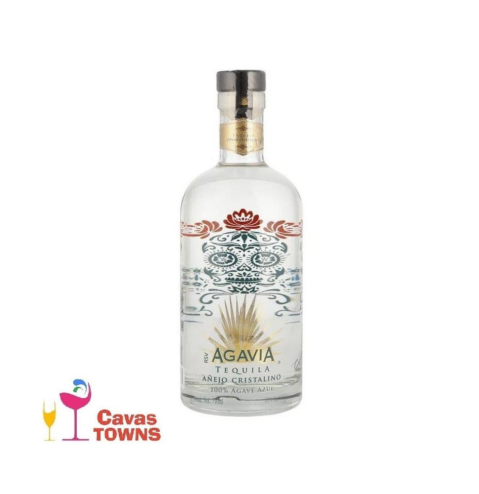 Tequila Agavia Añejo Cristalino 750 ml - Cavas Towns Tequila Agavia Añejo Cristalino 750 ml - Cavas Towns