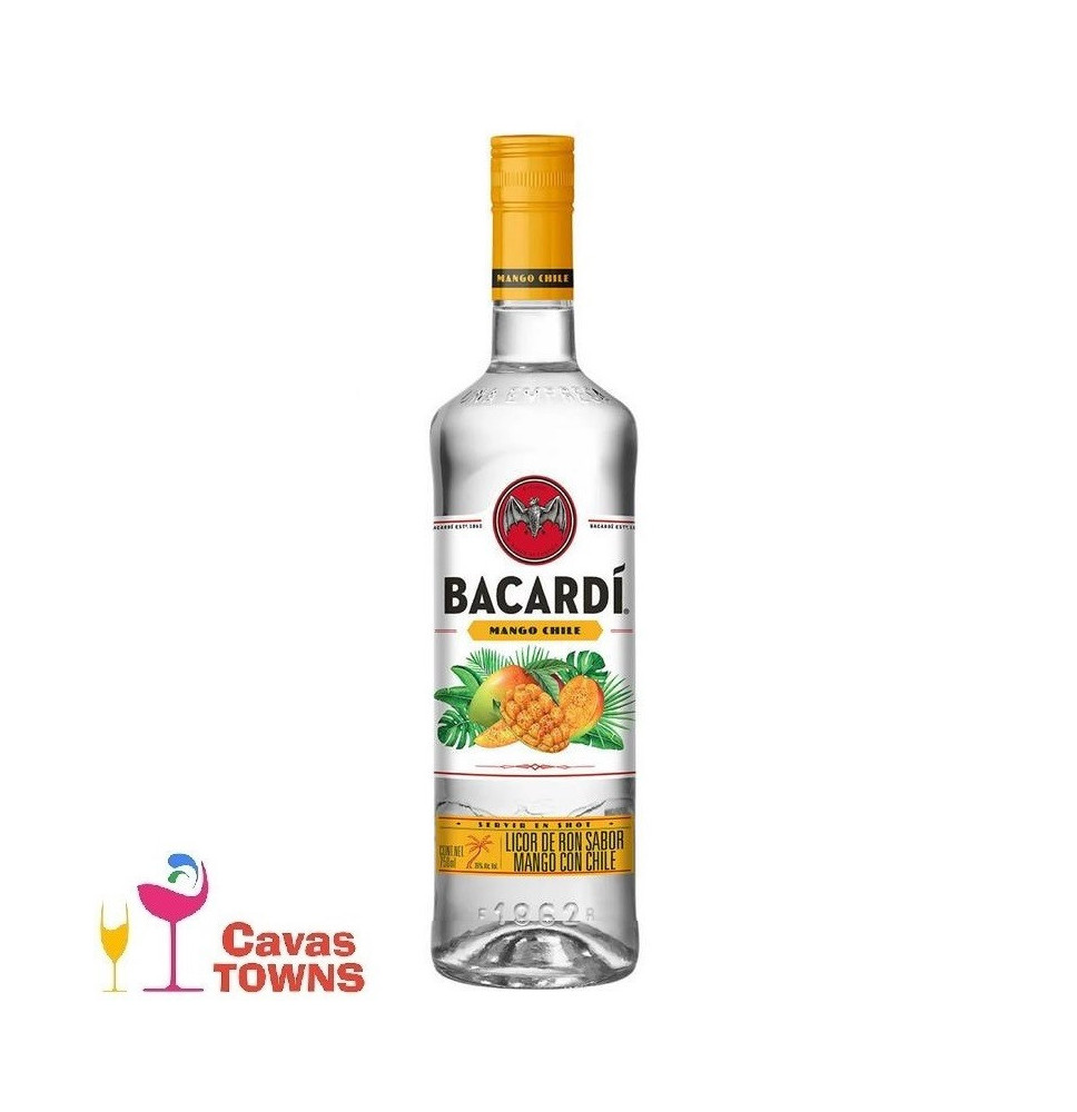 Ron Bacardí Mango Con Chile 750 ml - Cavas Towns Ron Bacardí Mango Con Chile 750 ml - Cavas Towns