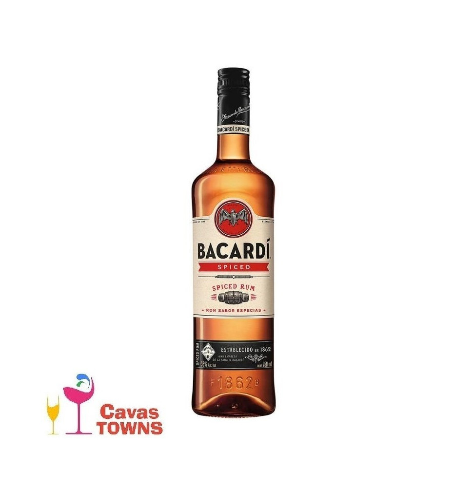 Ron Bacardi Spiced 750 ml - Cavas Towns Ron Bacardi Spiced 750 ml - Cavas Towns