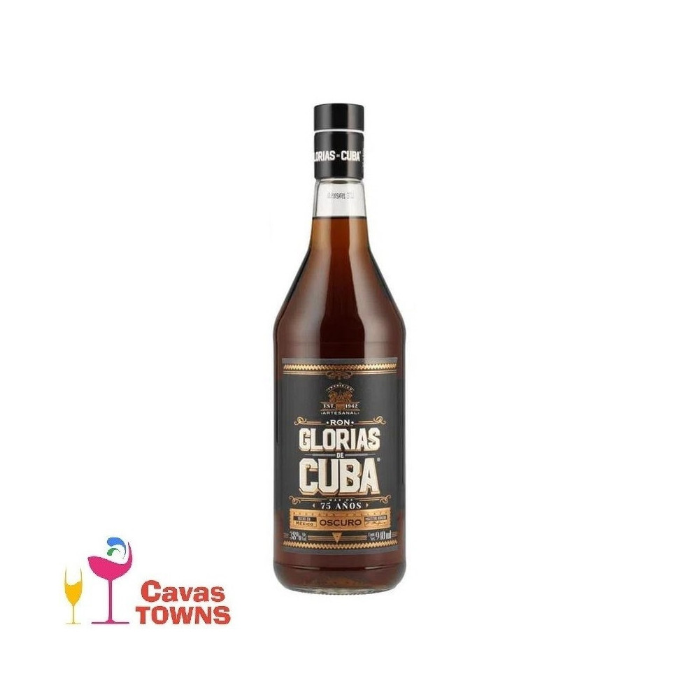 Ron Glorias De Cuba Oscuro 940 ml - Cavas Towns Ron Glorias De Cuba Oscuro 940 ml - Cavas Towns