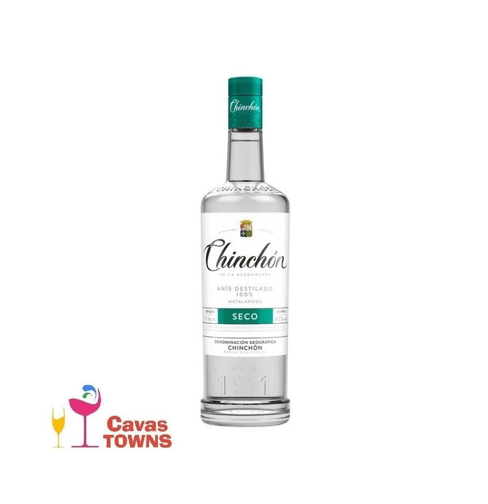 Anis Chinchon De La Alcoholera Seco 1 litro - Cavas Towns Anis Chinchon De La Alcoholera Seco 1 litro - Cavas Towns
