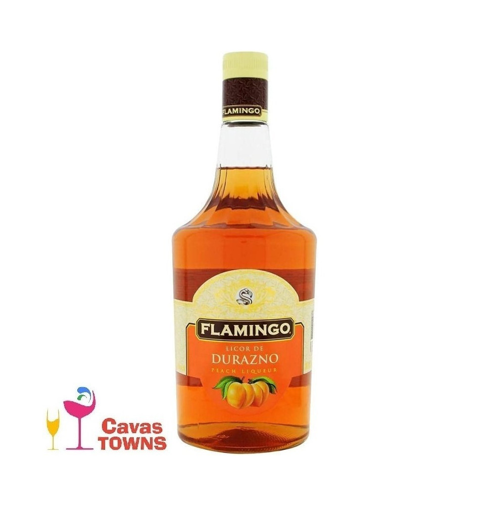 Licor Flamingo de Durazno 1 L - Cavas Towns Licor Flamingo de Durazno 1 L - Cavas Towns