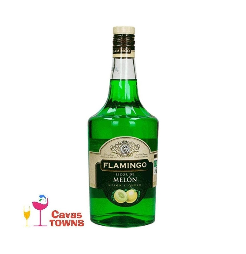 Licor Flamingo de Melon 1 L - Cavas Towns Licor Flamingo de Melon 1 L - Cavas Towns