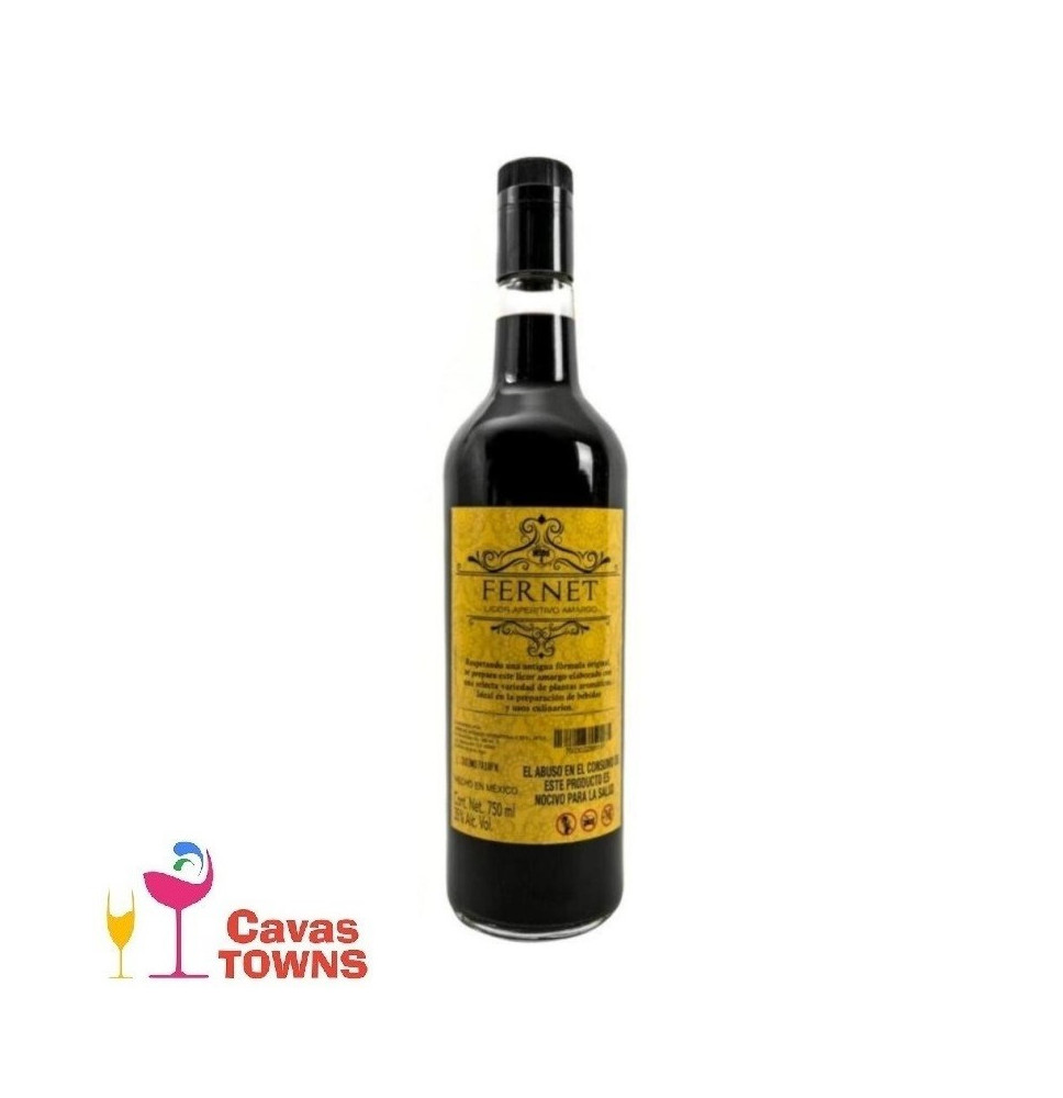 Licor Amaro Pirlo de Hierbas Fernet 500 ml - Cavas Towns Licor Amaro Pirlo de Hierbas Fernet 500 ml - Cavas Towns