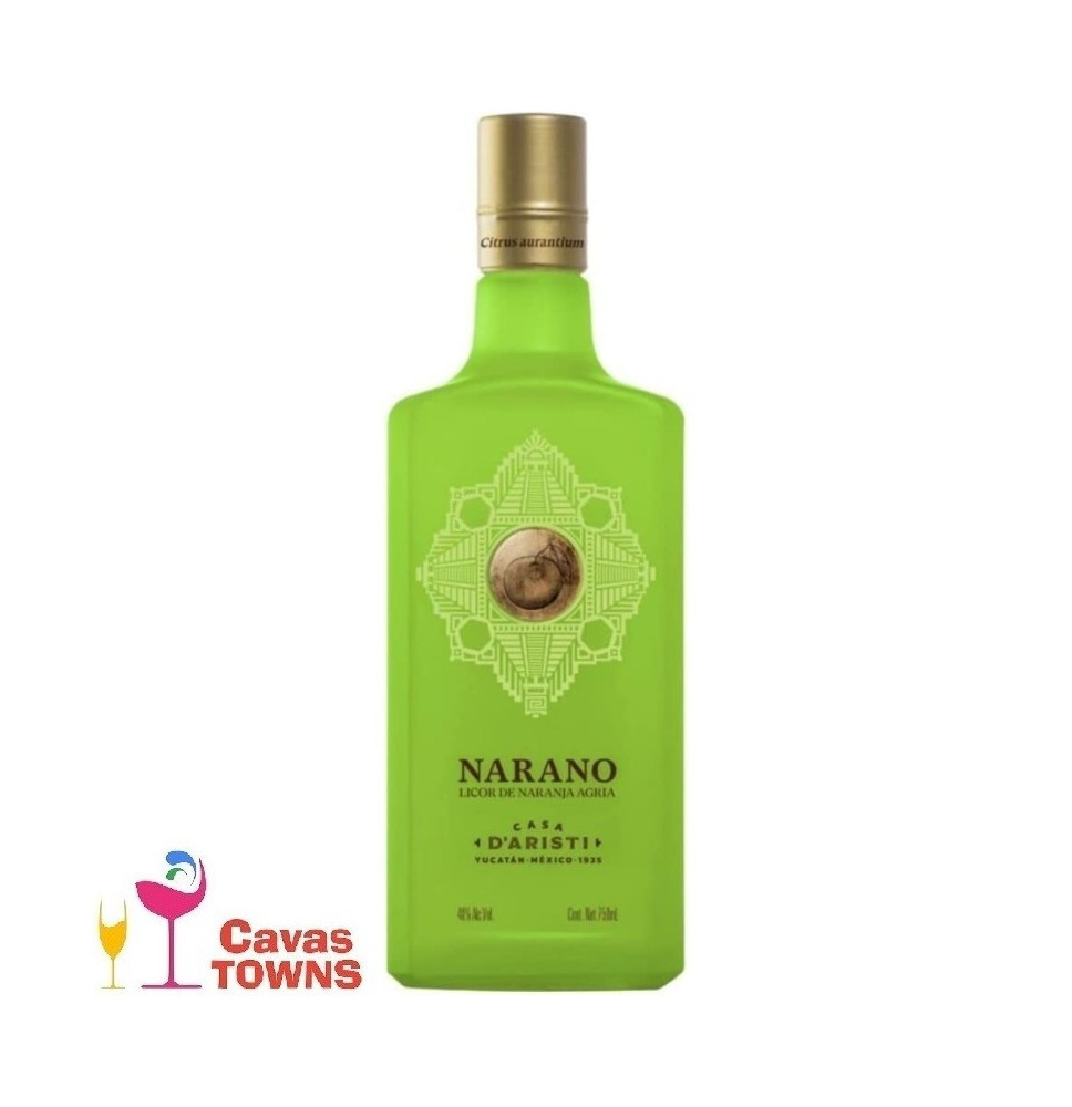 Licor Narano De Naranja Agria 750 ml - Cavas Towns Licor Narano De Naranja Agria 750 ml - Cavas Towns