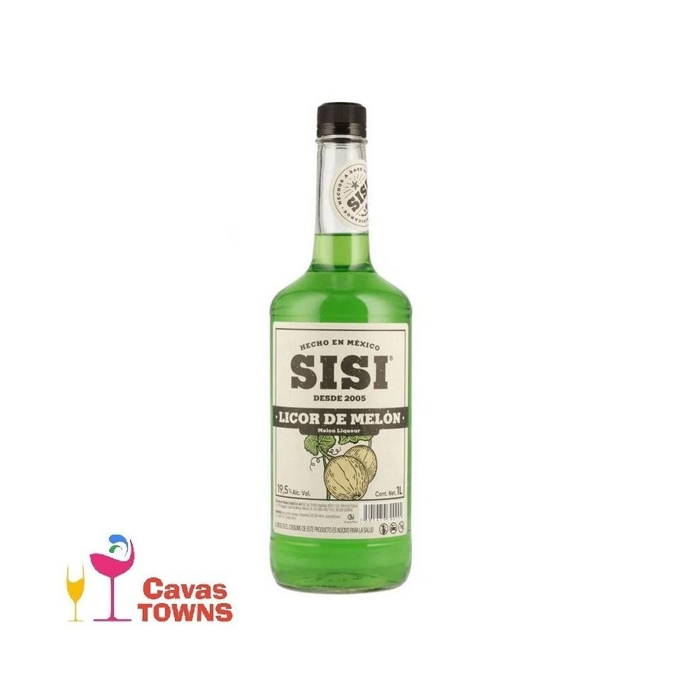 Licor Sisi de Melon 1000 ml - Cavas Towns Licor Sisi de Melon 1000 ml - Cavas Towns