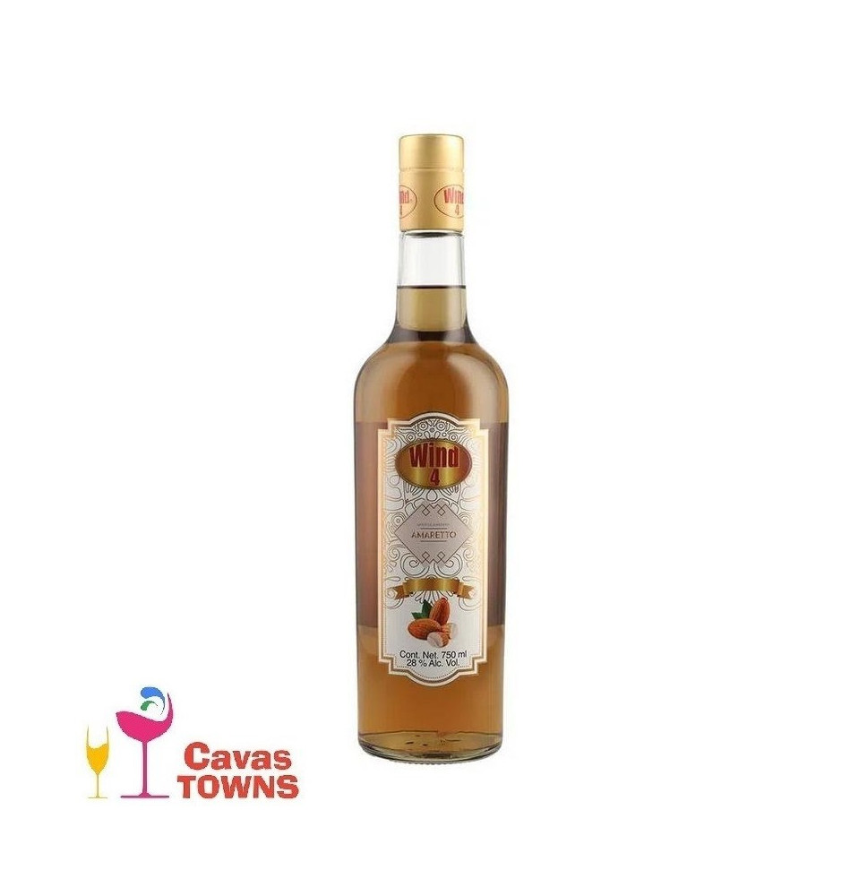 Licor Wind 4 Amaretto 750 ml - Cavas Towns Licor Wind 4 Amaretto 750 ml - Cavas Towns