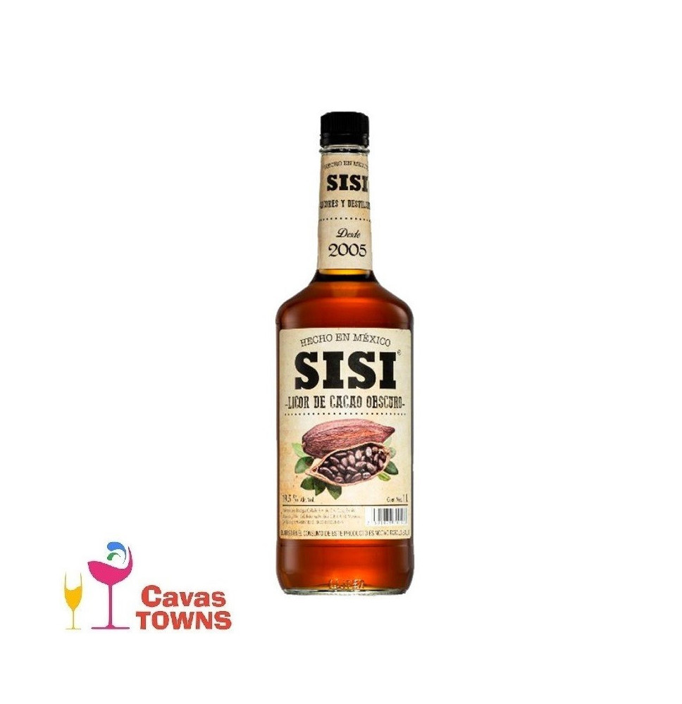 Licor Sisi de Cacao Obscuro 1000 ml - Cavas Towns Licor Sisi de Cacao Obscuro 1000 ml - Cavas Towns