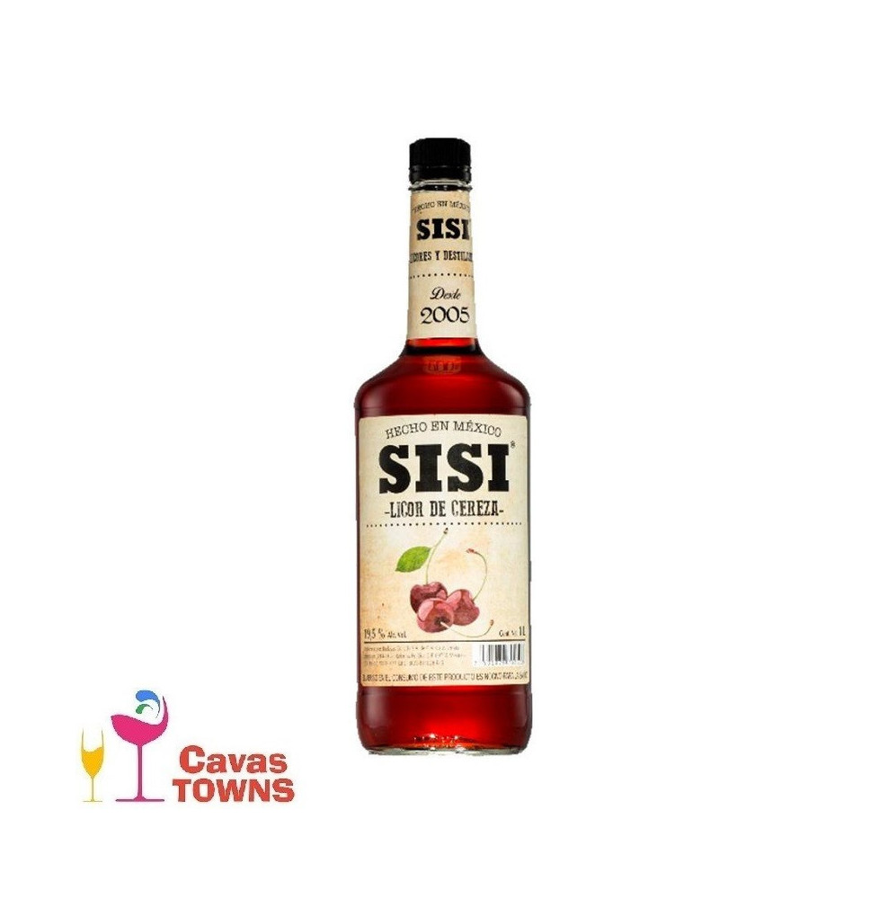 Licor Sisi de Cereza 1000 ml - Cavas Towns Licor Sisi de Cereza 1000 ml - Cavas Towns