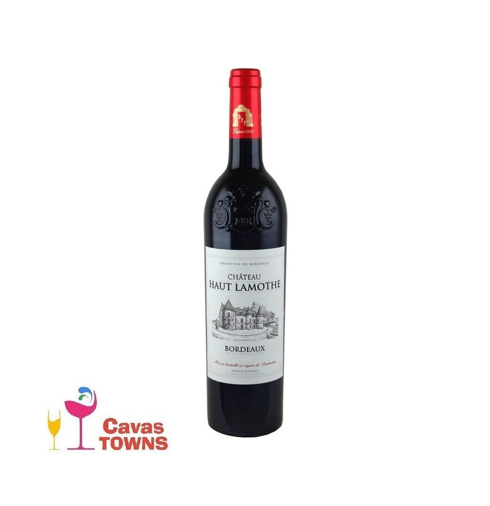 Vino Tinto Chateau Haut Lamothe Bordeaux 750 ml - Cavas Towns