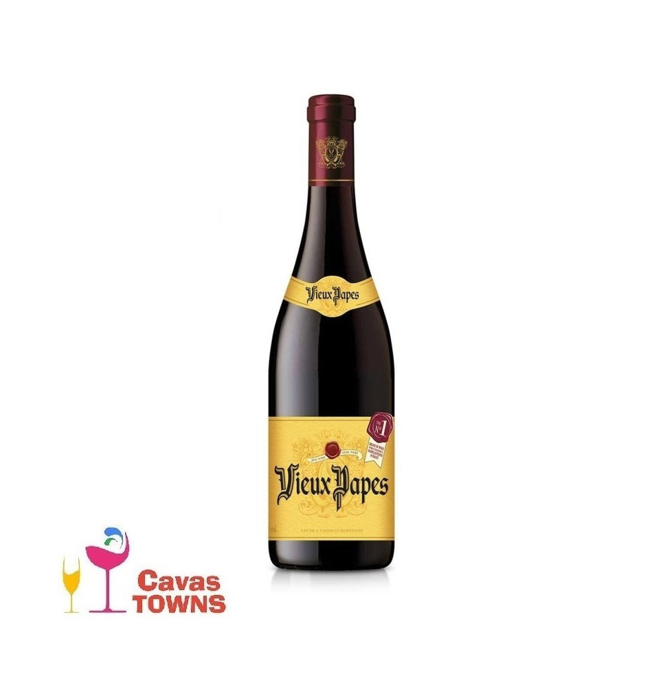 Vino Tinto Vieux Papes 750 ml - Cavas Towns Vino Tinto Vieux Papes 750 ml - Cavas Towns