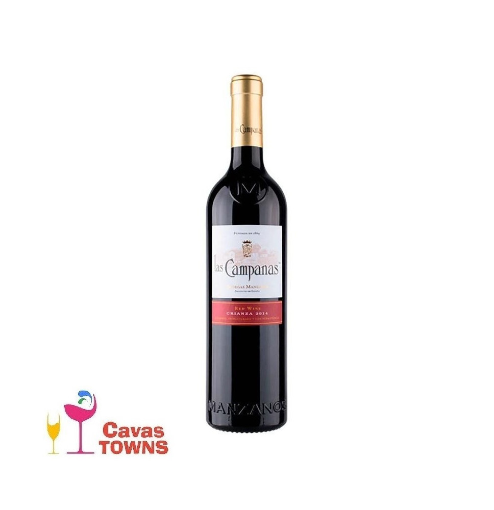 Vino Tinto Las Campanas Crianza Garnacha 750 ml - Cavas Towns Vino Tinto Las Campanas Crianza Garnacha 750 ml - Cavas Towns