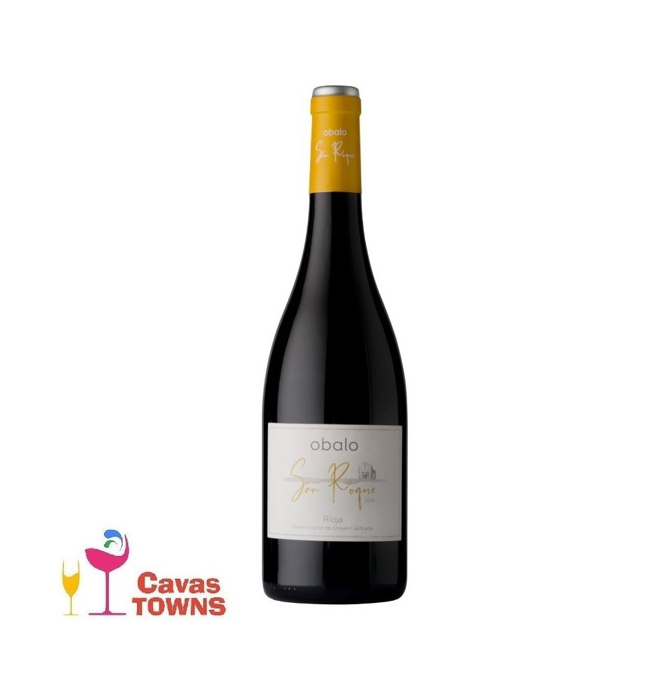 Vino Tinto Obalo Joven San Roque Rioja 750 ml - Cavas Towns