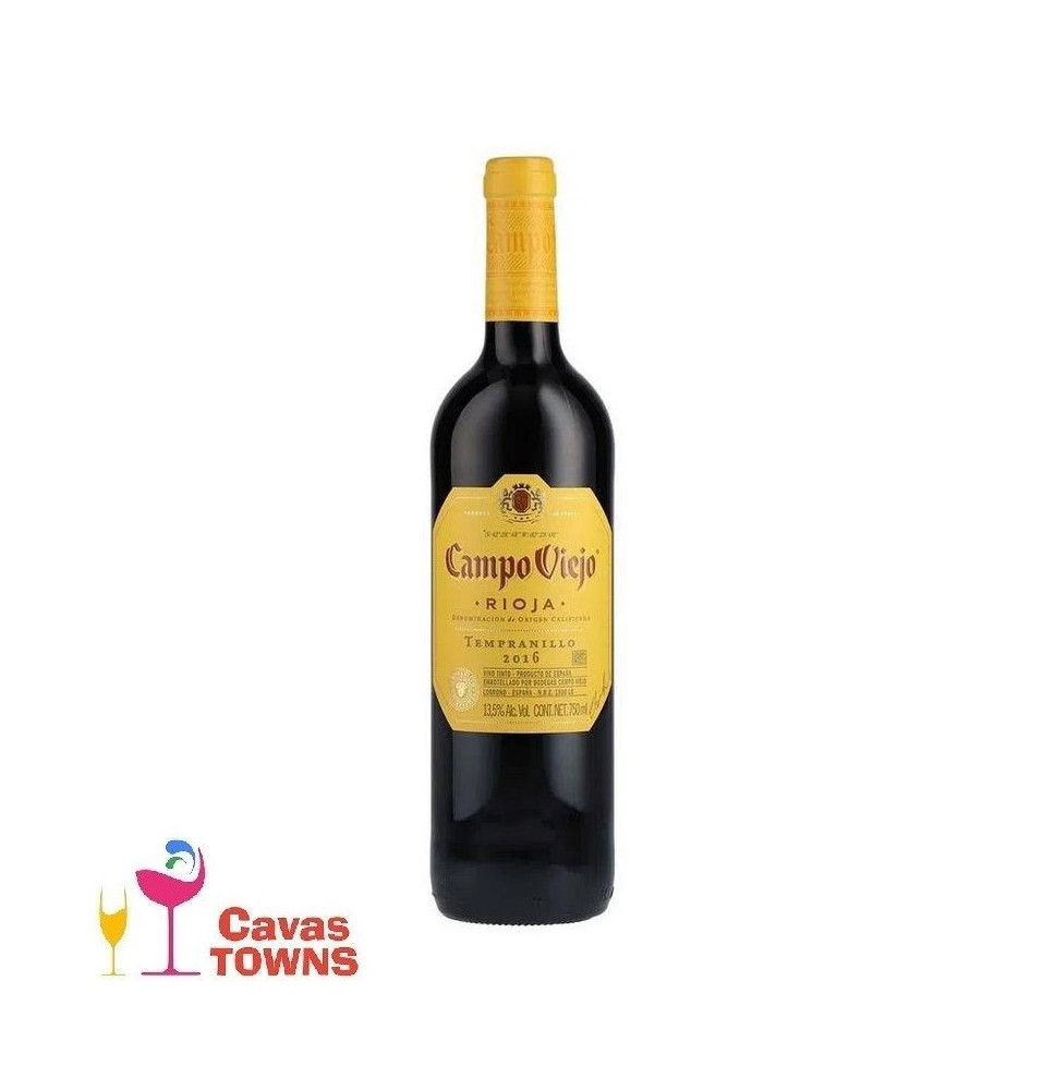 Vino Tinto Campo Viejo Tempranillo 750ml. - Cavas Towns Vino Tinto Campo Viejo Tempranillo 750ml. - Cavas Towns