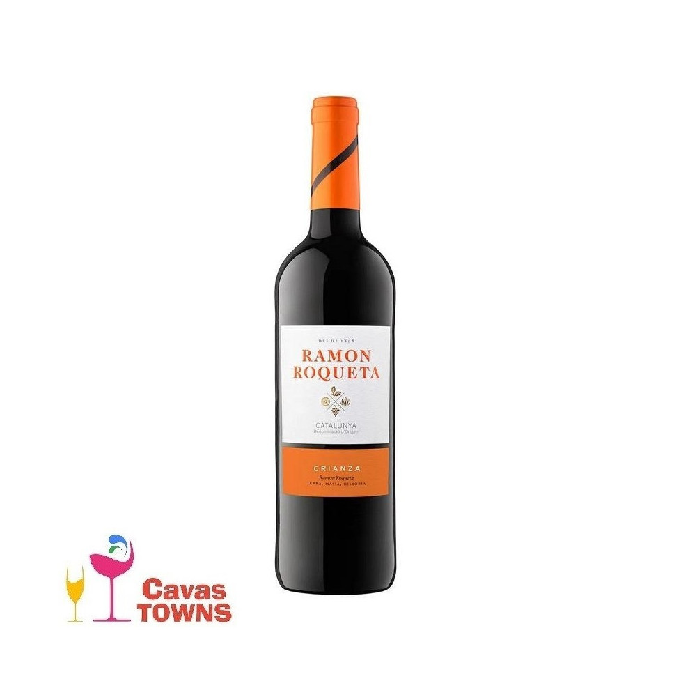 Vino Tinto Ramon Roqueta Crianza 750ml - Cavas Towns