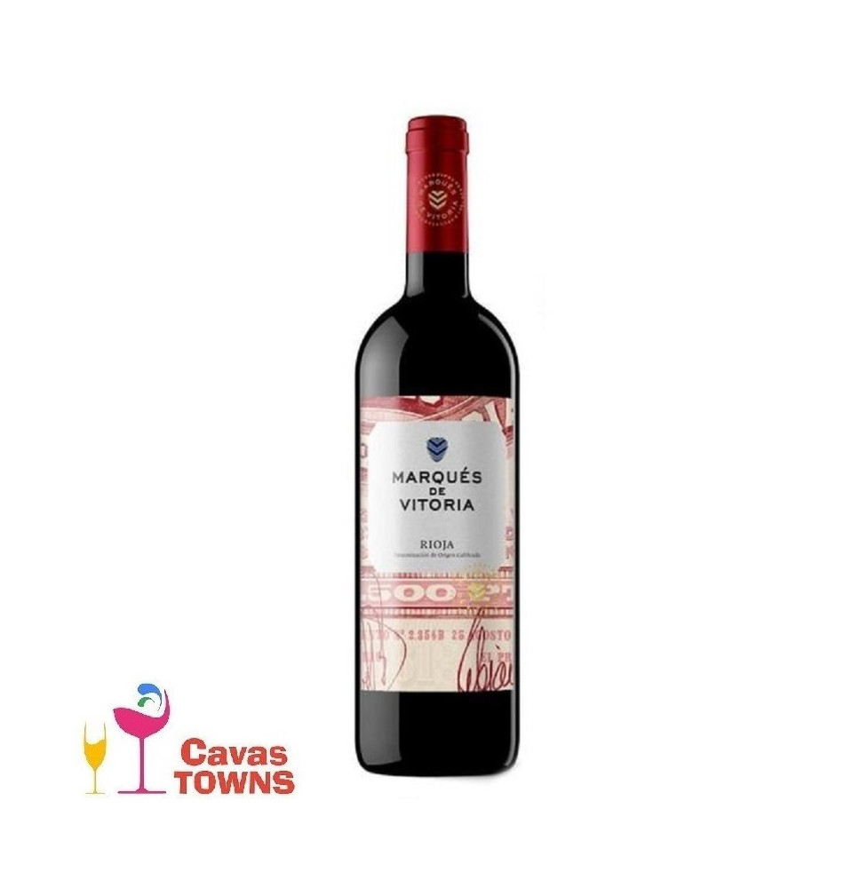Vino Tinto Marqués de Vitoria Rioja 750 ml - Cavas Towns