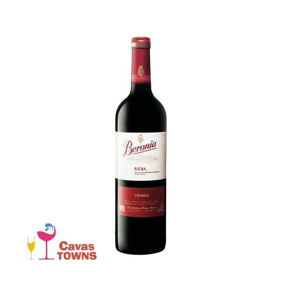 Vino Tinto Beronia Crianza 750 ml - Cavas Towns Vino Tinto Beronia Crianza 750 ml - Cavas Towns