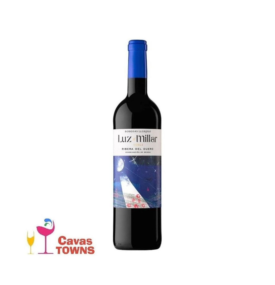 Vino Tinto Lleiroso Luz Millar Tempranillo 750 ml - Cavas Towns Vino Tinto Lleiroso Luz Millar Tempranillo 750 ml - Cavas Towns