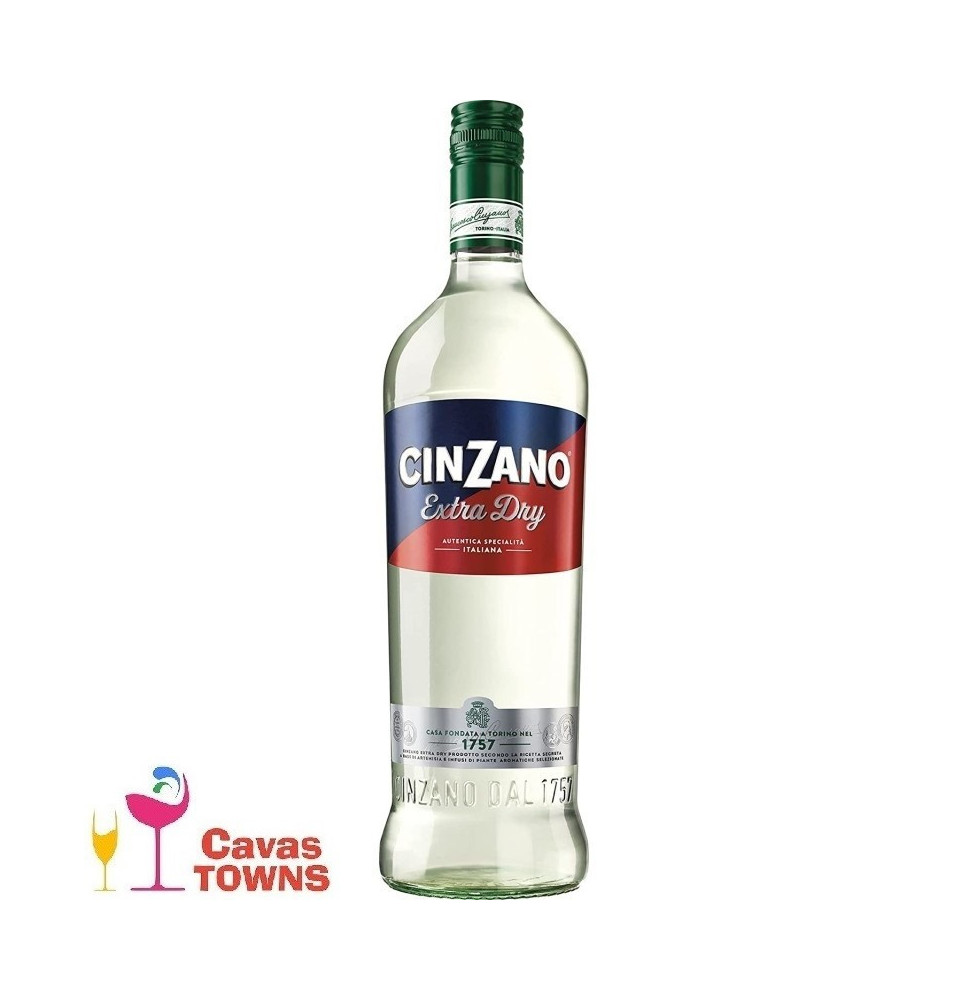 Vermouth Cinzano Extra Dry Blanco 750 ml - Cavas Towns Vermouth Cinzano Extra Dry Blanco 750 ml - Cavas Towns