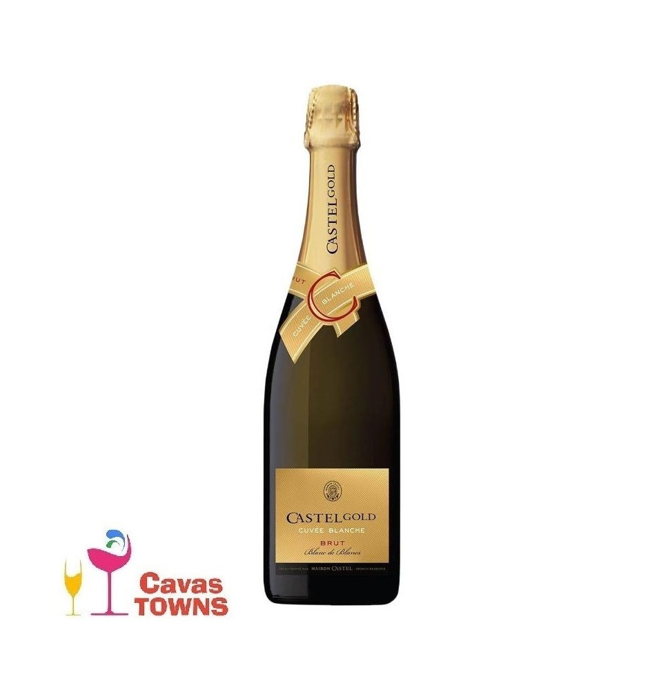 Vino Espumoso Francés Castel Gold Brut Blanc De Blanche 750ml - Cavas Towns