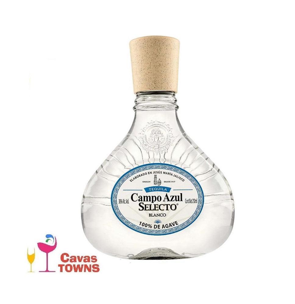 Tequila Campo Azul Selecto Blanco 750 ml - Cavas Towns Tequila Campo Azul Selecto Blanco 750 ml - Cavas Towns