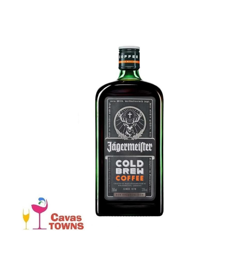 Licor Jagermeister Cold Brew Coffee 750 ml - Cavas Towns Licor Jagermeister Cold Brew Coffee 750 ml - Cavas Towns
