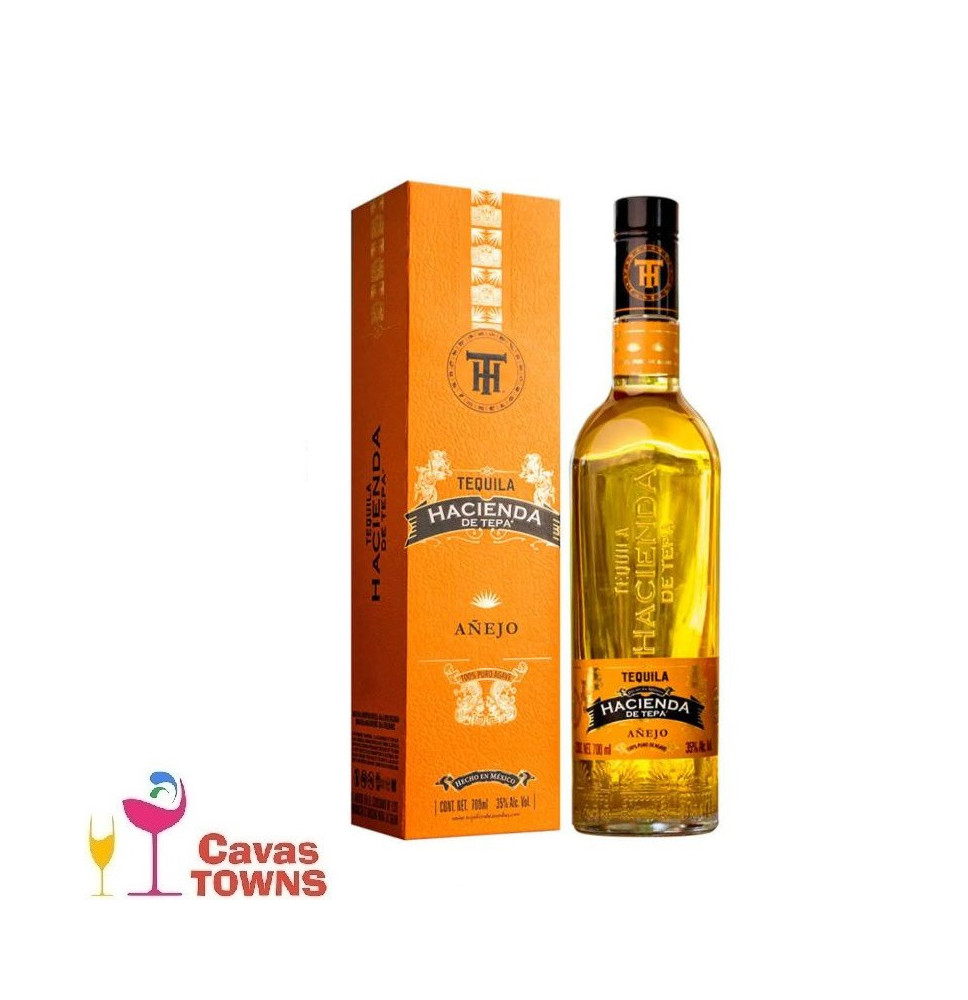 Tequila Hacienda de Tepa Añejo 700 ml - Cavas Towns Tequila Hacienda de Tepa Añejo 700 ml - Cavas Towns