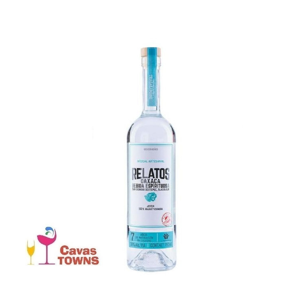Mezcal Relatos Joven 750 ml - Cavas Towns Mezcal Relatos Joven 750 ml - Cavas Towns