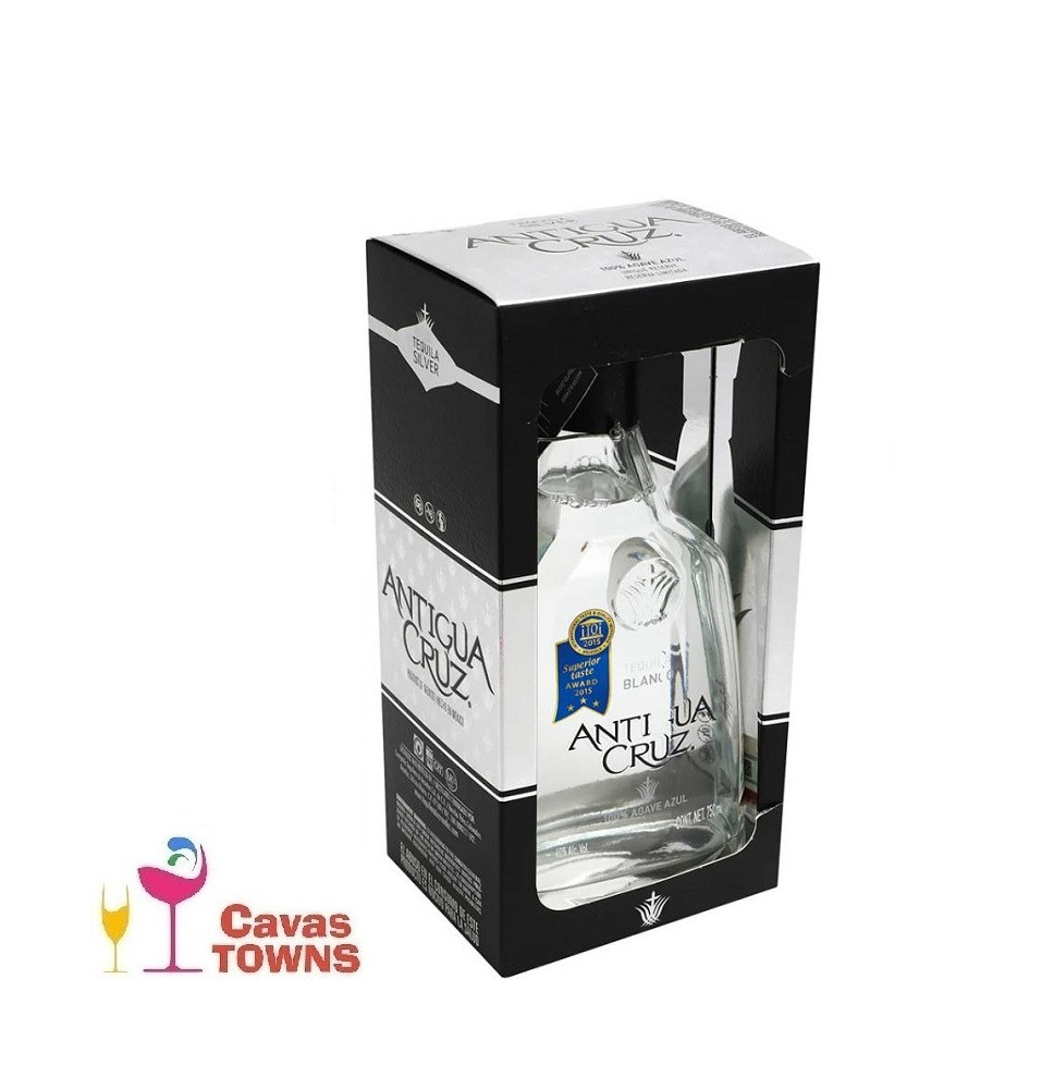 Tequila Antigua Cruz Blanco 750 ml - Cavas Towns Tequila Antigua Cruz Blanco 750 ml - Cavas Towns