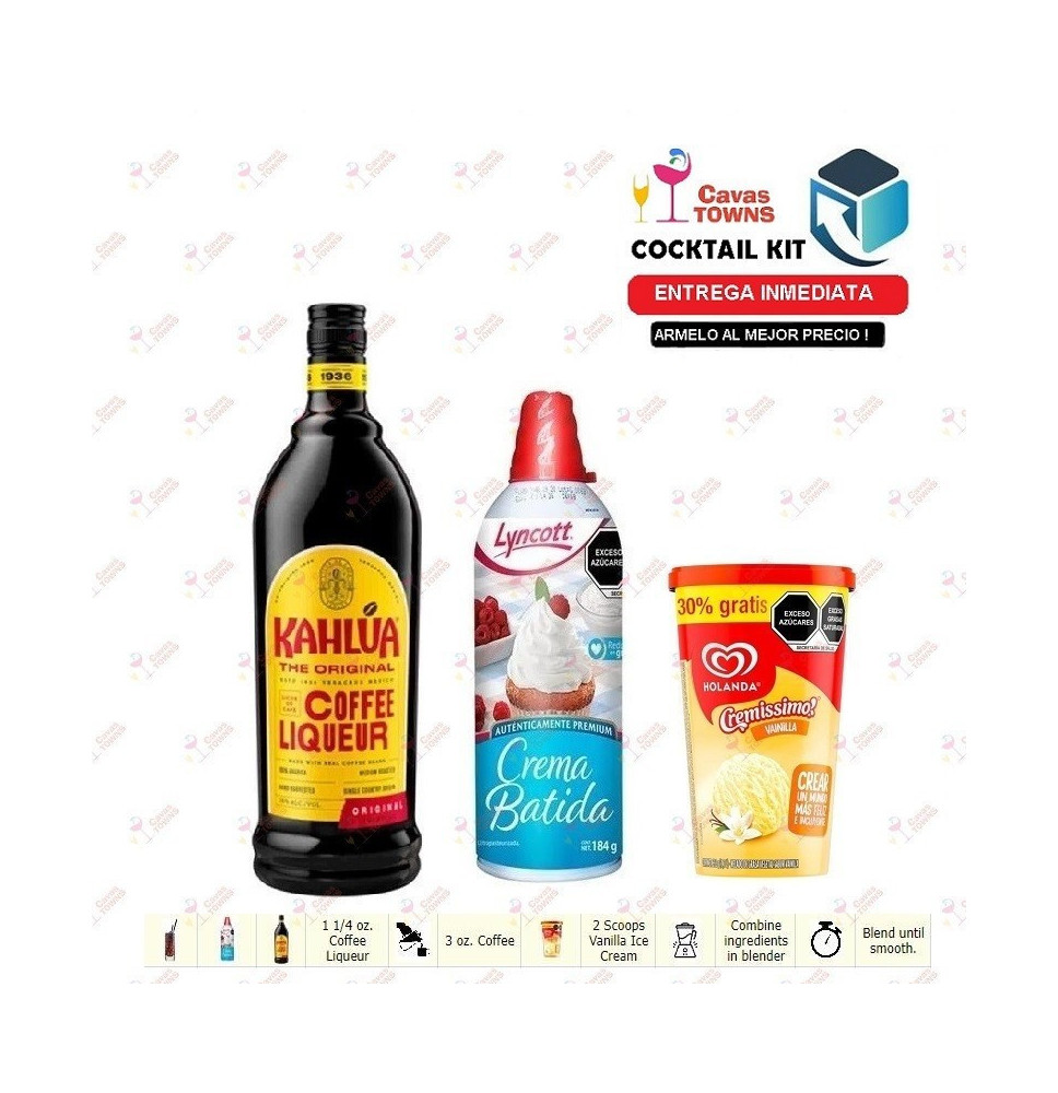 Cocktail Kit Black Hawk - 1 Receta Recipe - Cavas Towns Cocktail Kit Black Hawk - 1 Receta Recipe - Cavas Towns