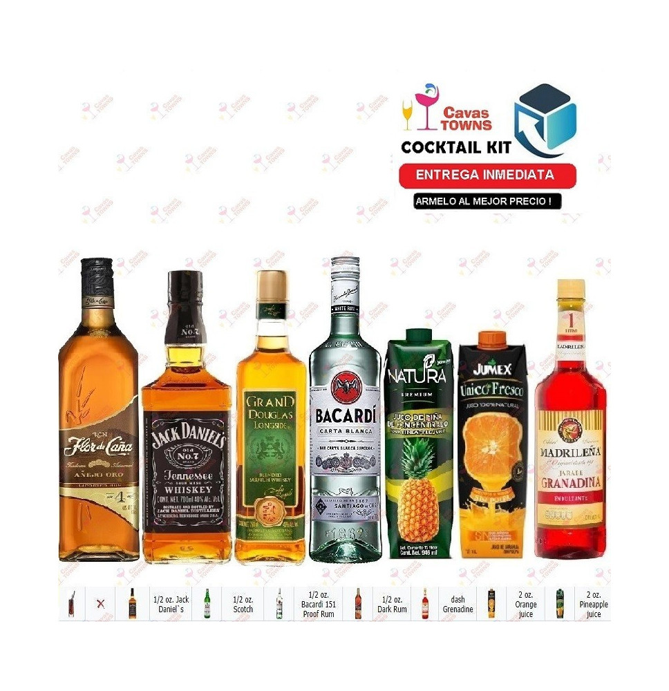 Cocktail Kit Bomb Receta Recipe - Cavas Towns