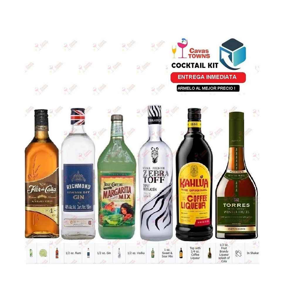 Cocktail Kit Boston Tea Party Receta Recipe - Cavas Towns