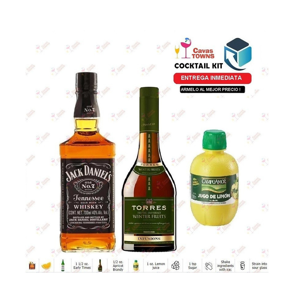 Cocktail Kit Bourbon Bang Receta Recipe - Cavas Towns