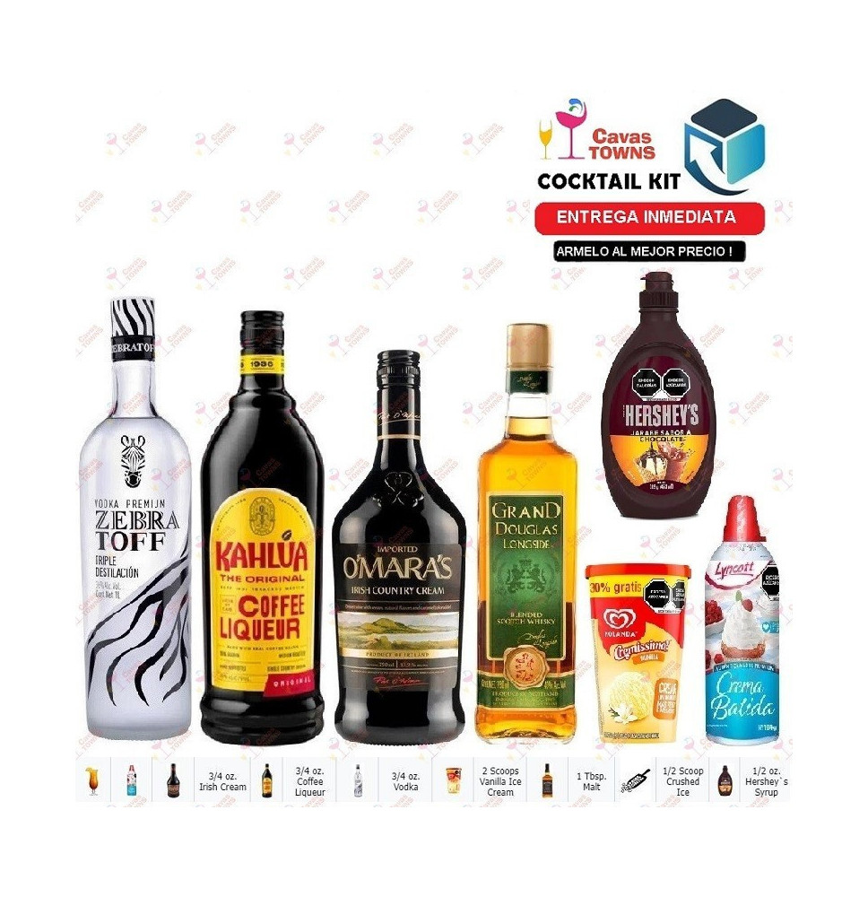 Cocktail Kit Champagne Shake Receta Recipe - Cavas Towns