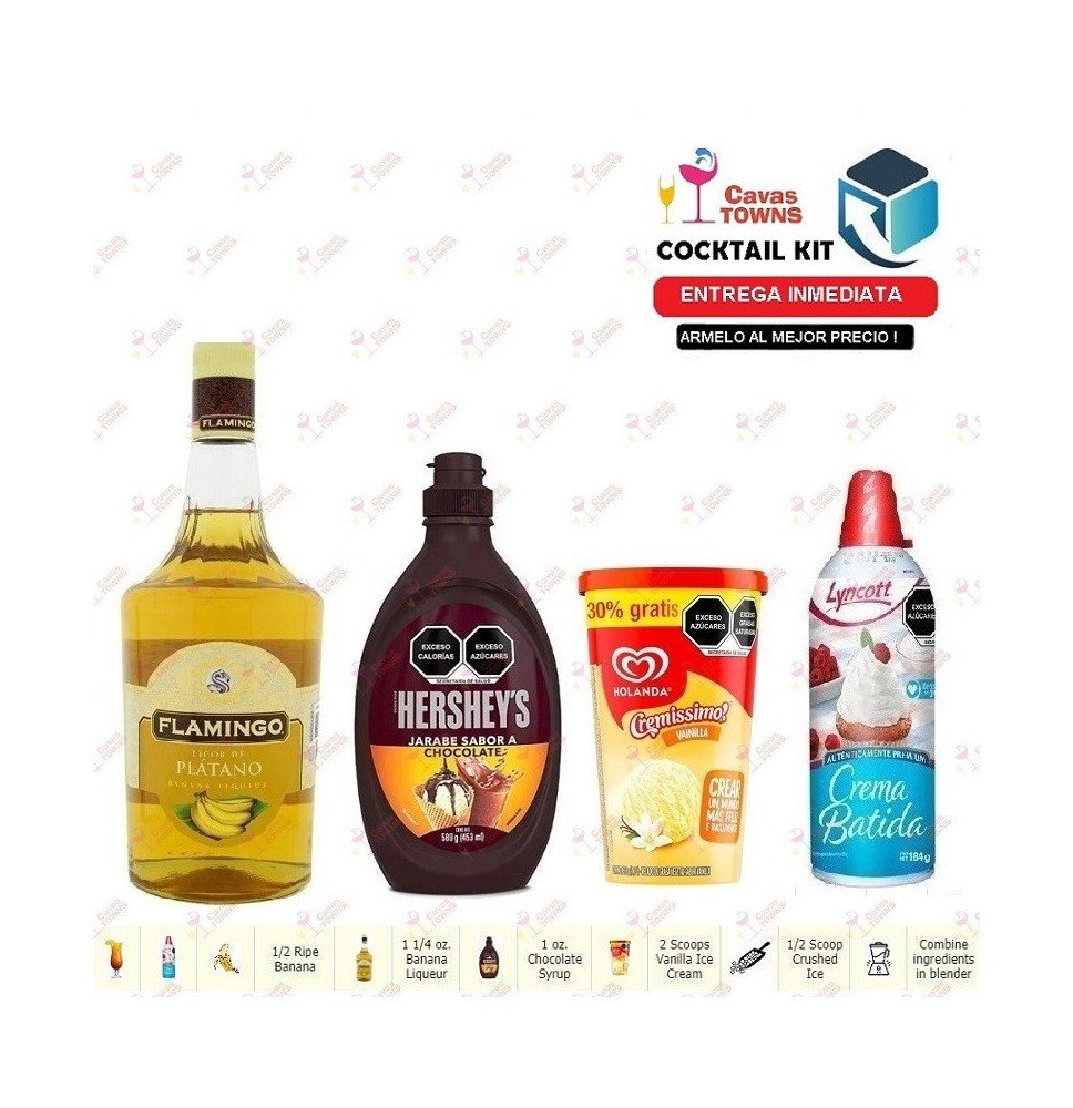 Cocktail Kit Chocolate Monkey Frozen Receta Recipe - Cavas Towns Cocktail Kit Chocolate Monkey Frozen Receta Recipe - Cavas Towns