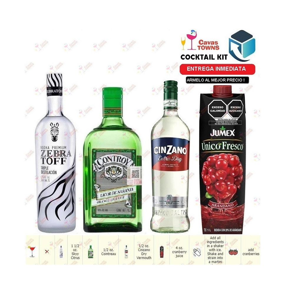 Cocktail Kit Citrus Crantini Receta Recipe - Cavas Towns Cocktail Kit Citrus Crantini Receta Recipe - Cavas Towns