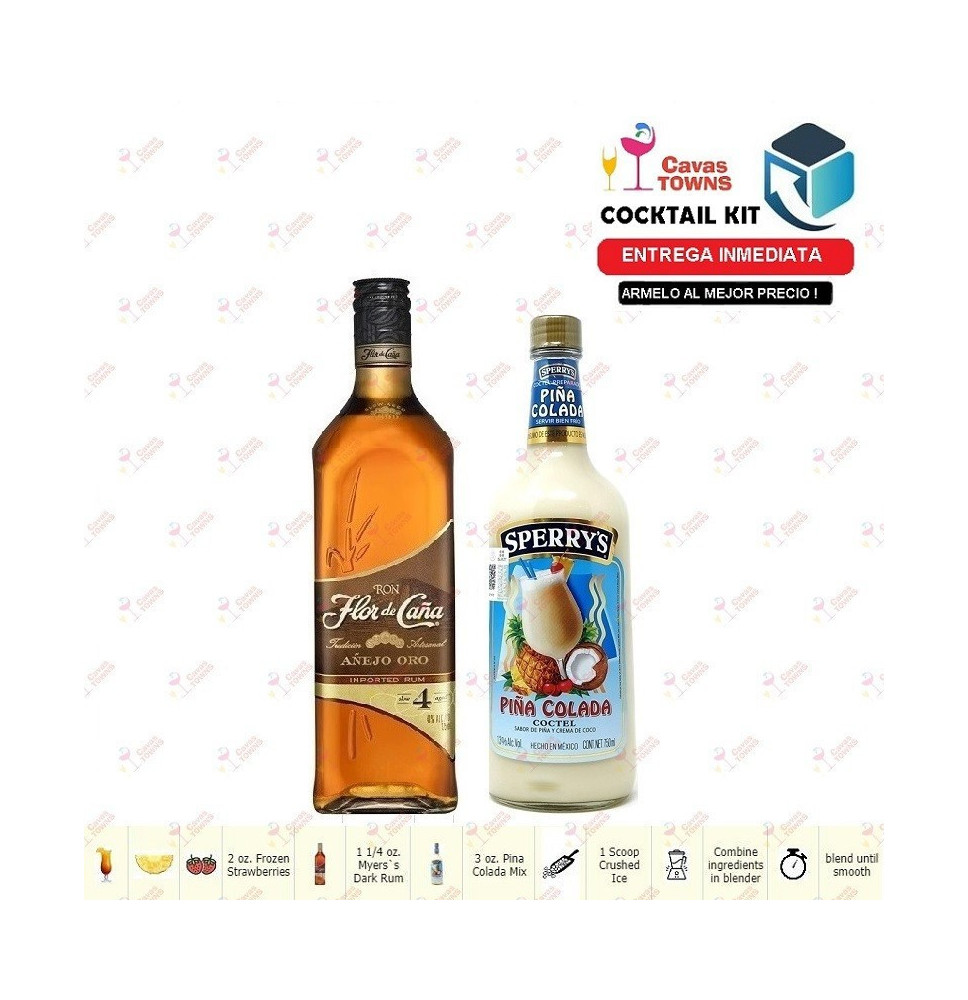 Cocktail Kit Cooler Receta Recipe - Cavas Towns