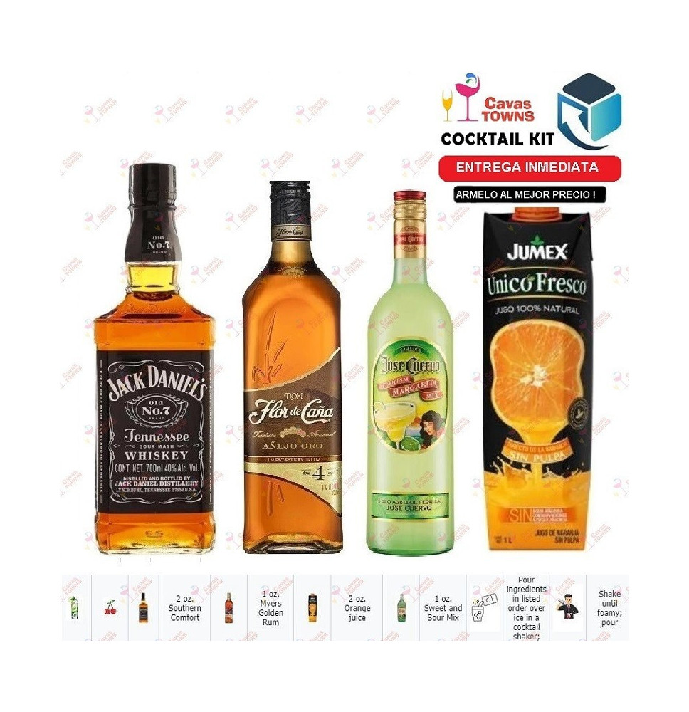 Cocktail Kit Coral Reef - 2 Receta Recipe - Cavas Towns Cocktail Kit Coral Reef - 2 Receta Recipe - Cavas Towns