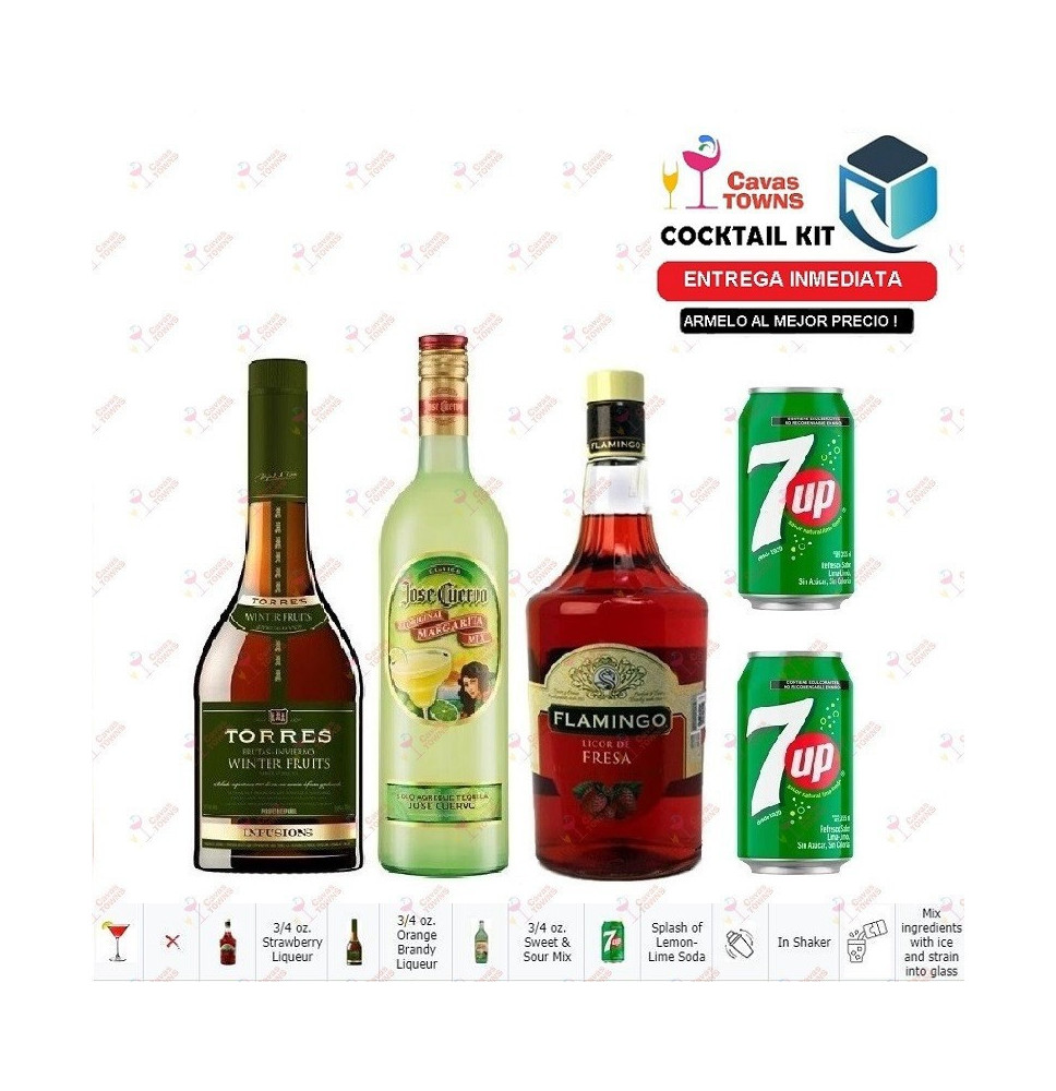 Cocktail Kit French Martini Receta Recipe - Cavas Towns