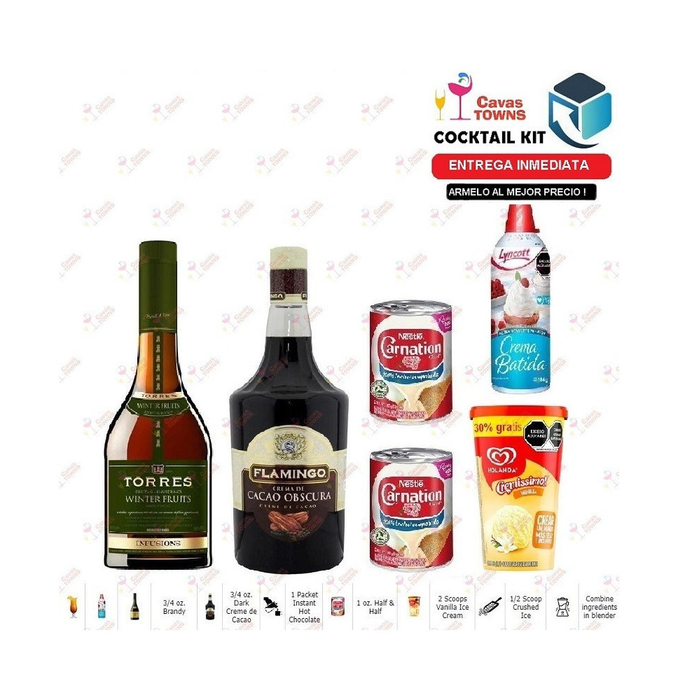 Cocktail Kit Frozen Brandy Chocolate Alexander Receta Recipe - Cavas Towns Cocktail Kit Frozen Brandy Chocolate Alexander Receta Recipe - Cavas Towns
